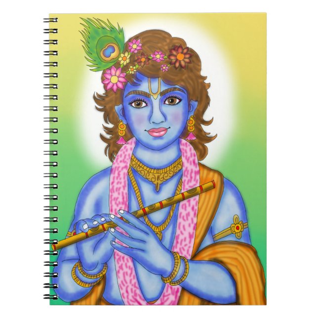 Espiral Caderno do Senhor Krishna (Frente)