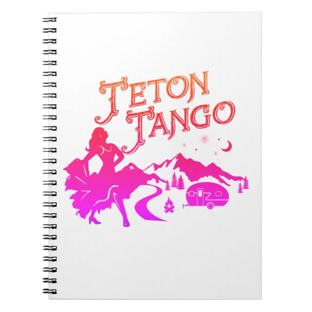 Espiral Caderno do tango de Teton (Frente)