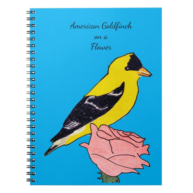 Espiral Caderno do Tentilhão Americano (Frente)
