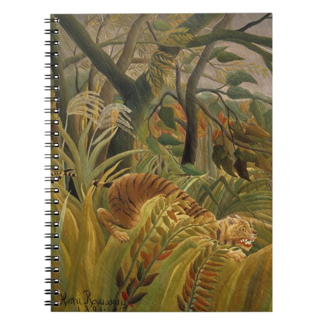 Espiral Caderno do tigre de Rousseau (Frente)