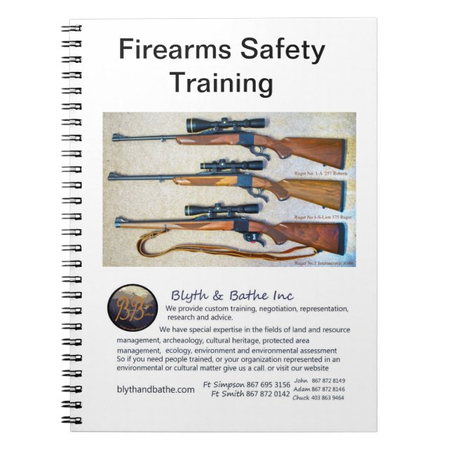 Espiral Caderno do treinamento de Safty (Frente)