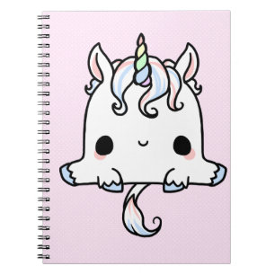 Espiral Caderno do unicórnio
