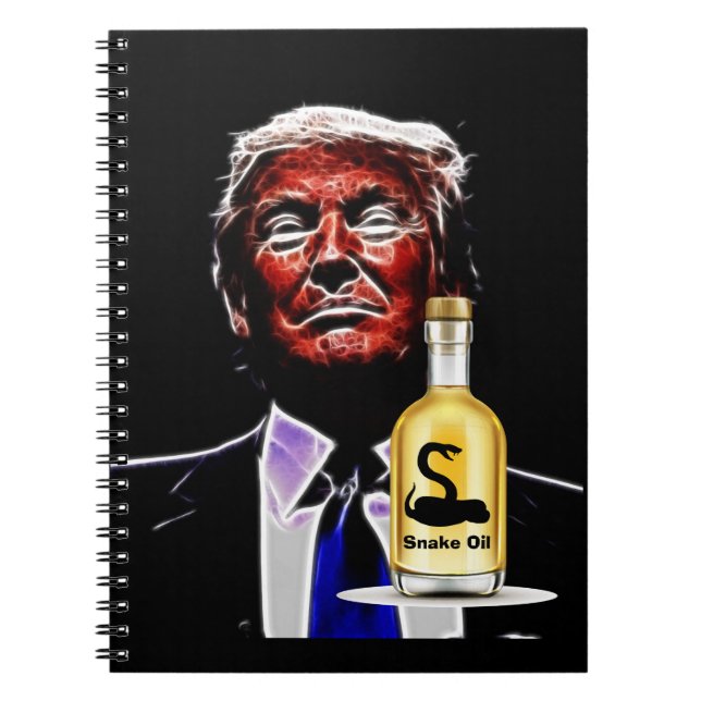 Espiral Caderno do Vendedor de Óleo de Cobra (Frente)