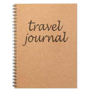 Espiral Caderno do viagem da caligrafia do ~ do Diário do