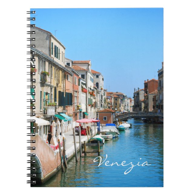Espiral Caderno do viagem de Veneza (Frente)
