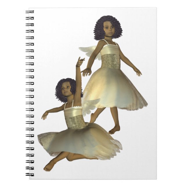 Espiral Caderno dos anjos da dança (Frente)