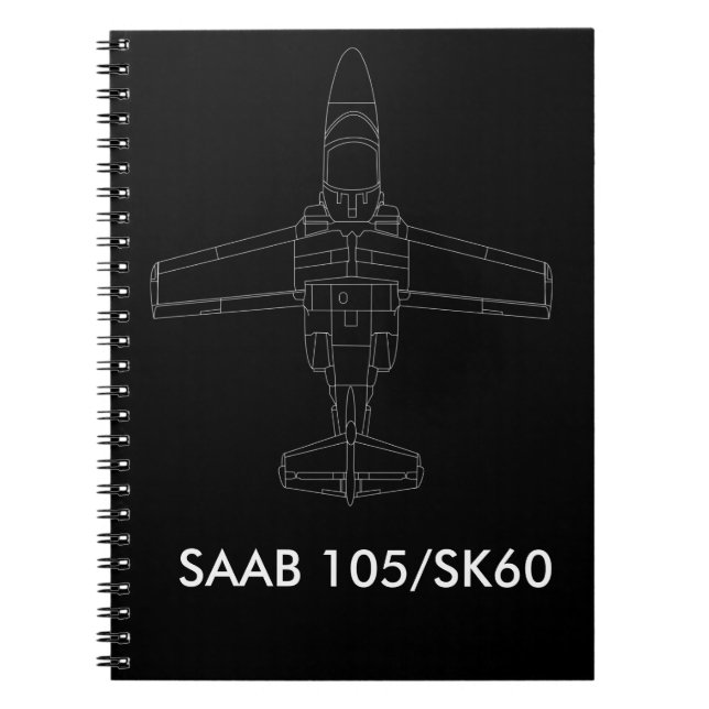 Espiral Caderno dos aviões de SAAB 105/SK 60 (Frente)