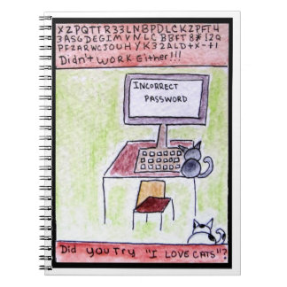 Espiral Caderno dos cabouqueiros do gato