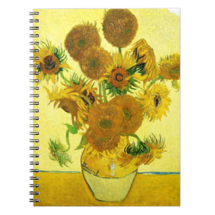 Espiral Caderno dos girassóis de Van Gogh