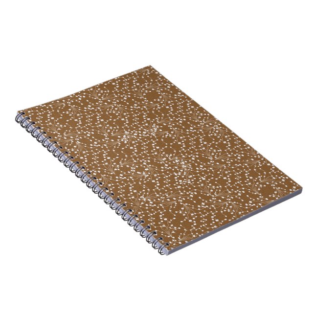 Espiral Caderno Dourado Damask (Lado Direito)