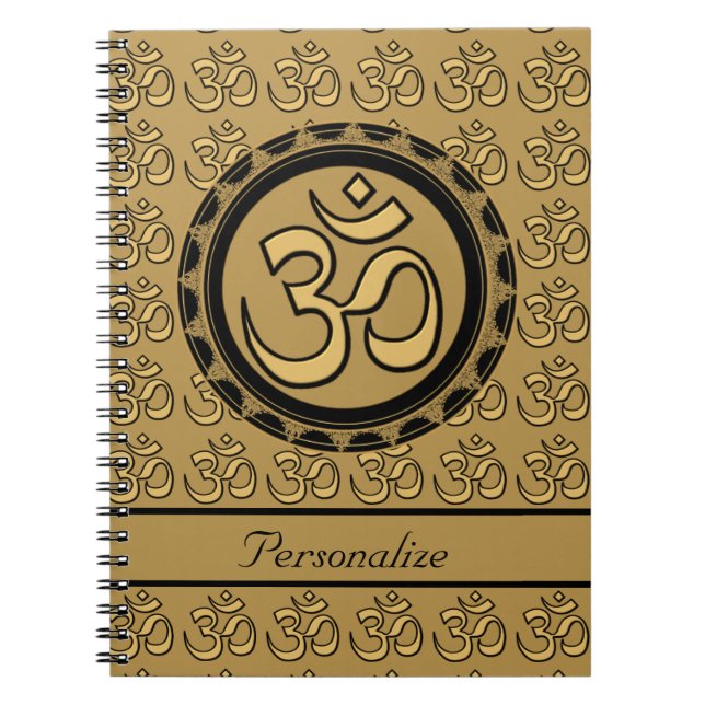 Espiral Caderno Dourado do OM (Frente)