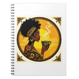 Espiral Caderno e Diário de Autocuidado Minimalista