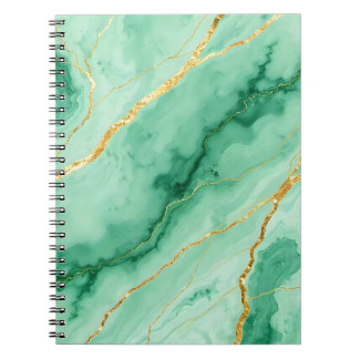 Espiral caderno efeito mármore