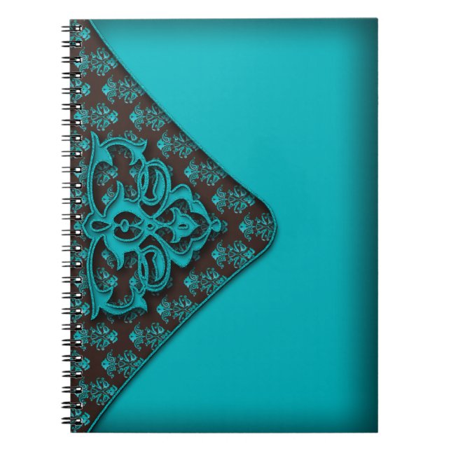Espiral Caderno elegante do Diário do envelope (Frente)