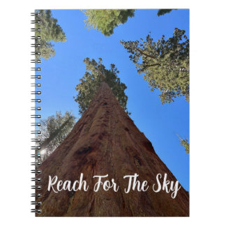 Espiral Caderno em branco com Sequoias de Yosemite