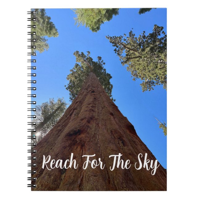 Espiral Caderno em branco com Sequoias de Yosemite  (Frente)