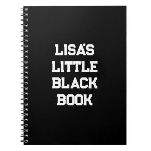 Espiral Caderno em Branco Estilo Esportivo Livro Preto Peq