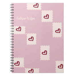 Espiral Caderno em Forma de Coração