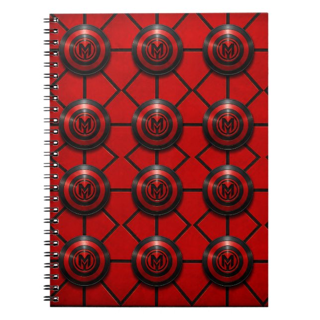 Espiral caderno emblema do munkus (Frente)