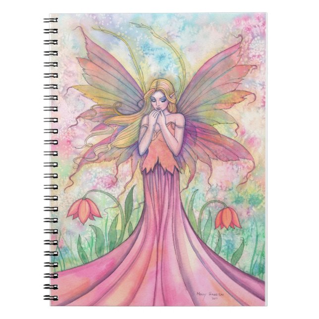 Espiral Caderno Encantado da Fada das Flores Silvestres (Frente)