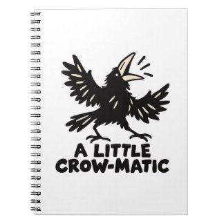 Espiral Caderno Engraçado do Corvo Goofy