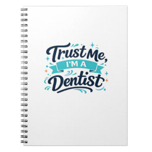 Espiral Caderno engraçado presente diário para médico