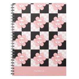 Espiral Caderno escolar Checkers Girl