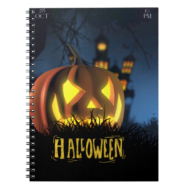 Espiral Caderno escolar de Halloween  (Frente)