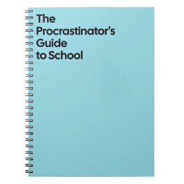 Espiral Caderno Escolar do Procrastinador