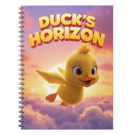 Espiral Caderno Escolar Pato Fofo 🐥 | Crianças Divertidas