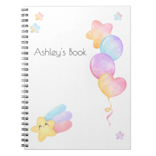 Espiral Caderno estilo Kawaii fofo