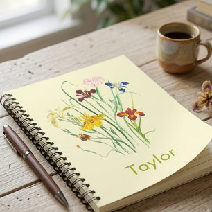 Espiral Caderno estilo minimalista