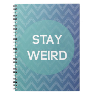 Espiral Caderno estranho da estada