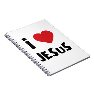 Espiral Caderno Eu amo Jesus