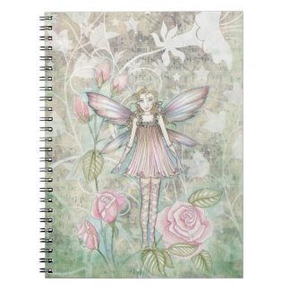 Espiral Caderno Fada Rosa Fofa