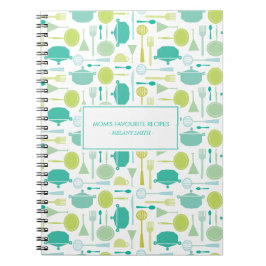 Espiral Caderno favorito das receitas da mãe do
