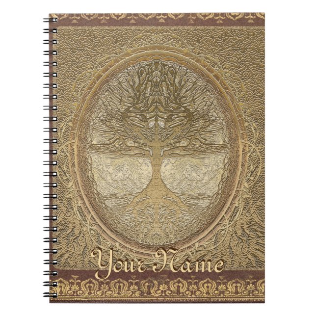 Espiral Caderno feito sob encomenda da árvore (Frente)
