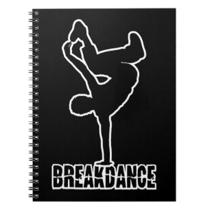 Espiral Caderno feito sob encomenda da cor de Breakdance