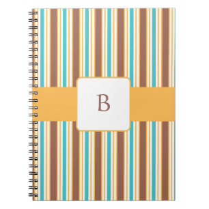 Espiral Caderno feito sob encomenda do monograma da brisa