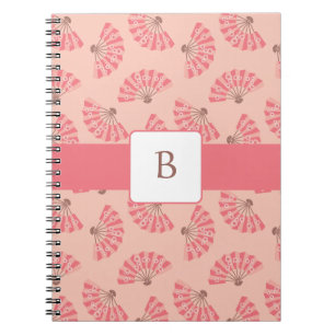 Espiral Caderno feito sob encomenda do monograma dos fãs