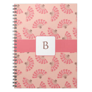 Espiral Caderno feito sob encomenda do monograma dos fãs