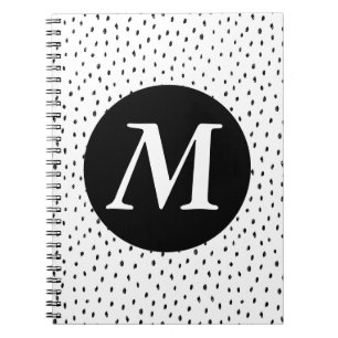 Espiral Caderno feito sob encomenda do ponto do Doodle do