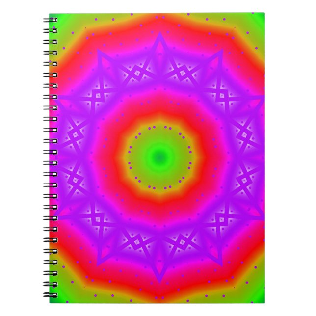 Espiral Caderno feliz das cores (Frente)