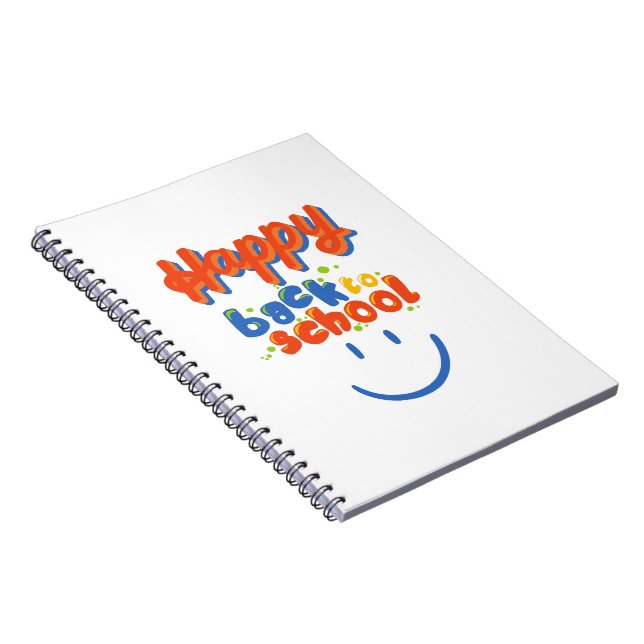 ESPIRAL CADERNO FELIZ DE VOLTA ÀS AULAS (Lado Direito)