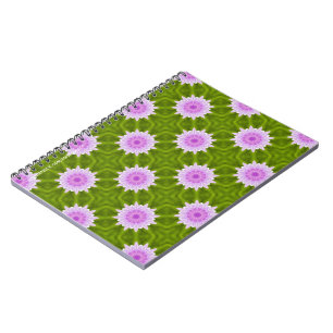 Espiral Caderno Flocos de Neve Rosa