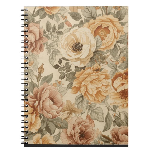 Espiral Caderno floral (Frente)