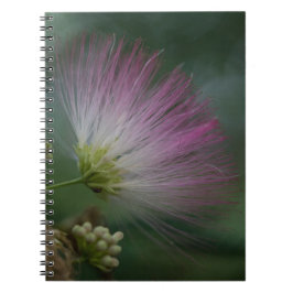 Espiral Caderno floral do Wildflower do rosa da árvore do