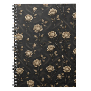 Espiral Caderno Floral em design