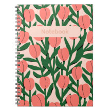 Caderno Floral – Tema Floral Elegante 