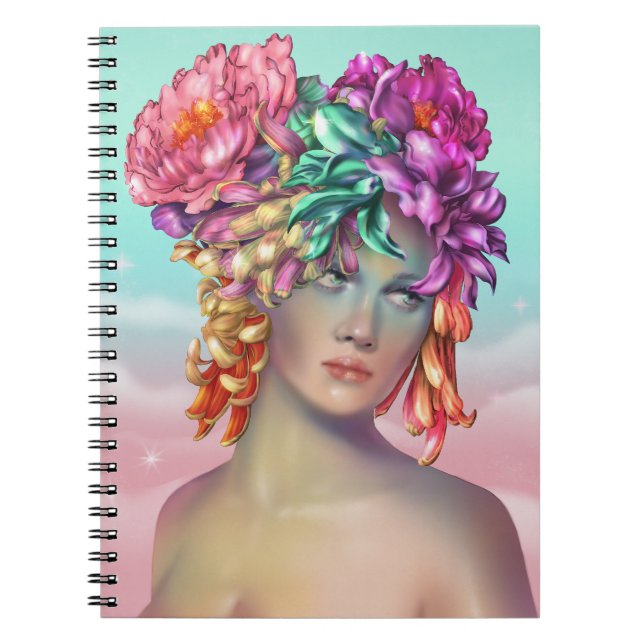 Espiral Caderno FlowerGirl (Frente)